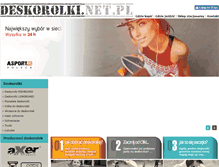 Tablet Screenshot of deskorolki.net.pl